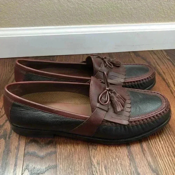 Johnston & Murphy Aragon Kiltie Tassel Loafter Men’s 13 M Black/Brown 20 0592 main image 8